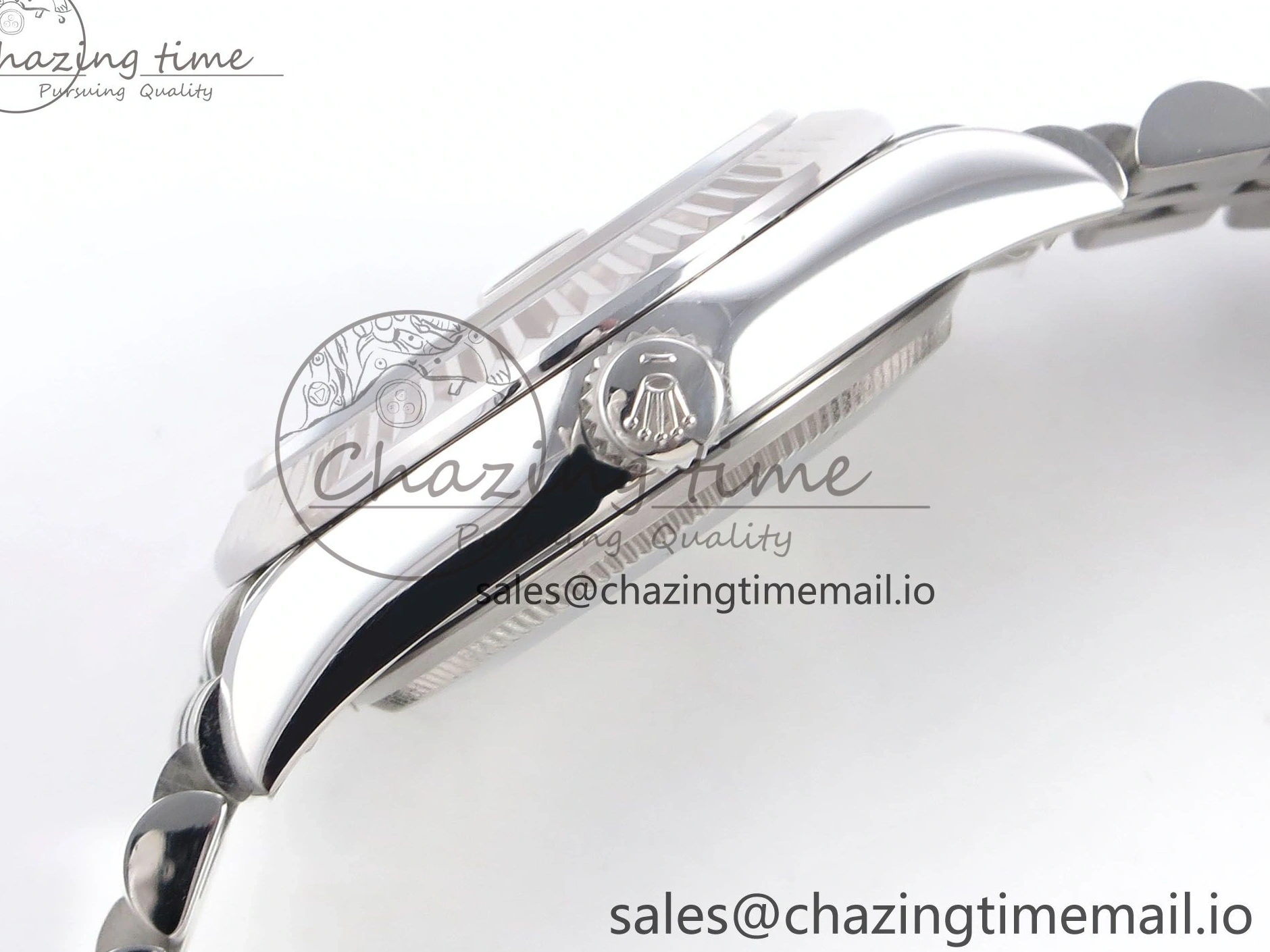 Best AAA Replica Sites StreetReady 1161 GMF Dial Jubilee DateJust Roman Edition 904L on 1:1 31 SS Pink Steel 278274 Bracelet Best A Diamonds 0107